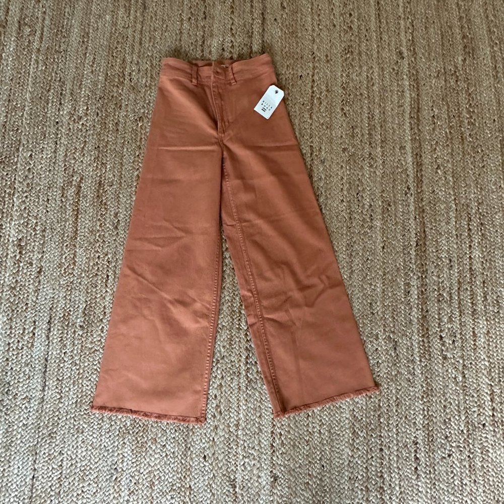 NWT Billabong Free Fall Stretch Crop Wide Leg Pants